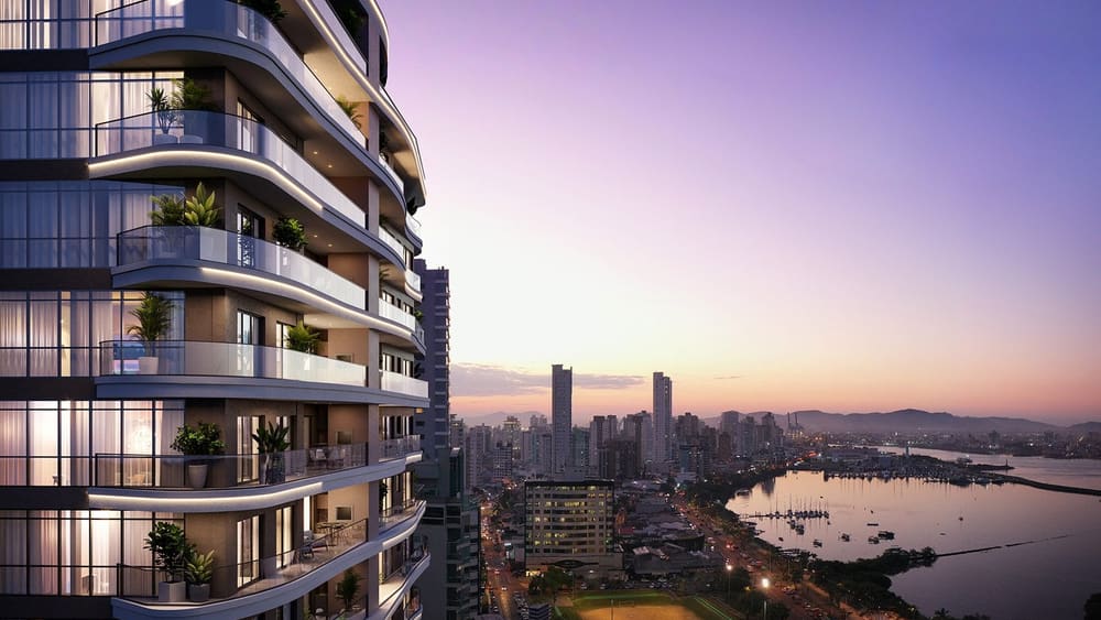 Skyline, Alto Padrão e Vista Mar em Itajaí/SC