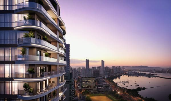 Skyline, Alto Padrão e Vista Mar em Itajaí/SC