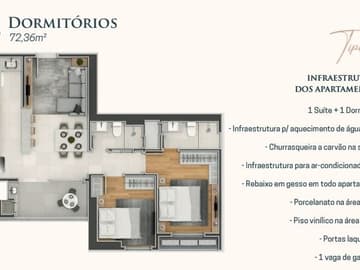Planta tipo 01 — Edifício Boulevard, Alto Padrão no Centro de Balneário Camboriú/SC