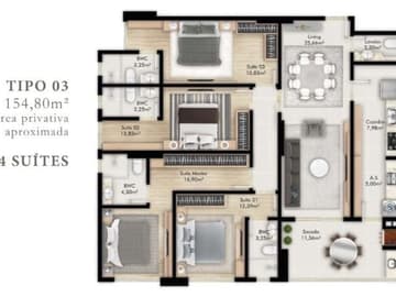 Lançamento, Edifício Nautilus Beach Home, em Itapema/SC — foto 34