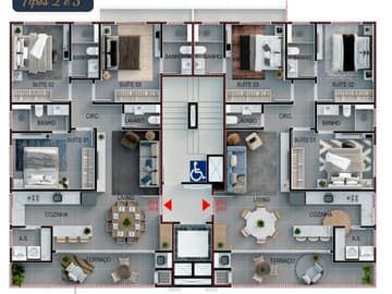 Planta 203 e 204 — Frente Mar, Volo Ocean, Governador Celso Ramos
