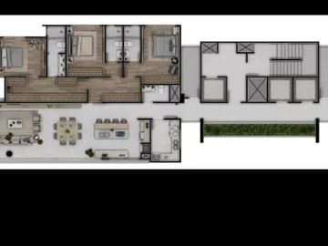 Planta 1 — Alameda Residence, Luxo e Sofisticação, em Brusque/SC