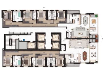 Planta Tipo 1 e 2 — Lançamento, Sweden, Sofisticação e Alto Padrão em Itapema/SC