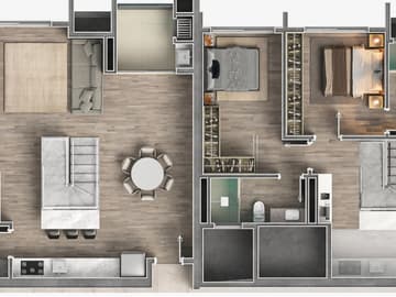 Planta Duplex 3 suítes — Lançamento, du Centre, Ingleses