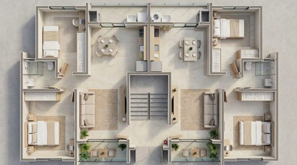 Planta 1 — Residencial Sonata, Garopaba/SC