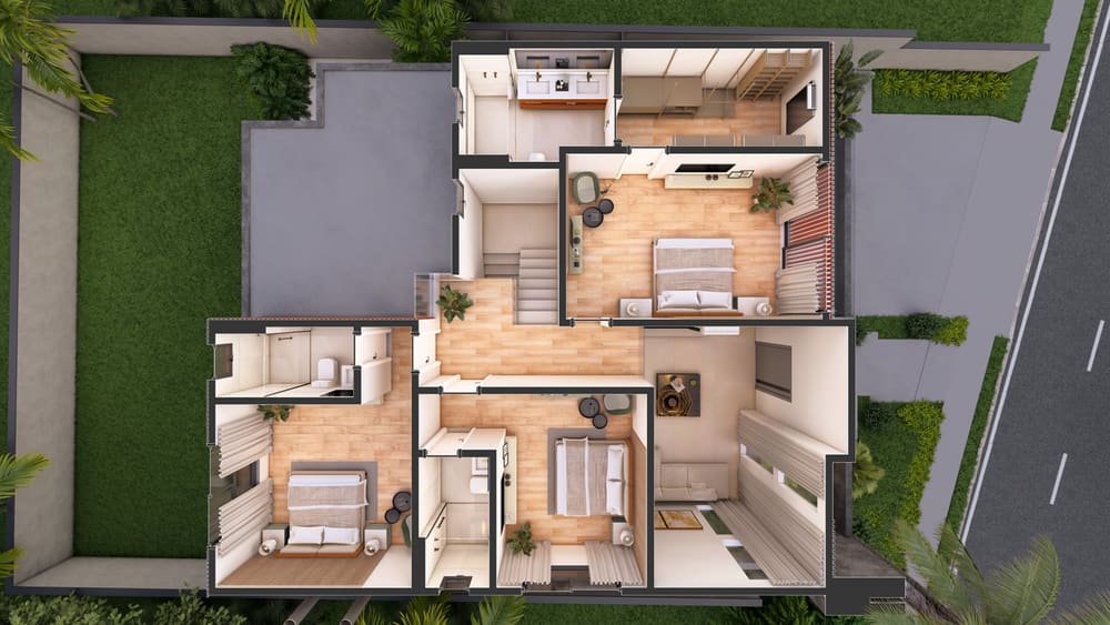 Planta 1 — Francês 11- Casa em Condomínio Fechado em Florianópolis / SC