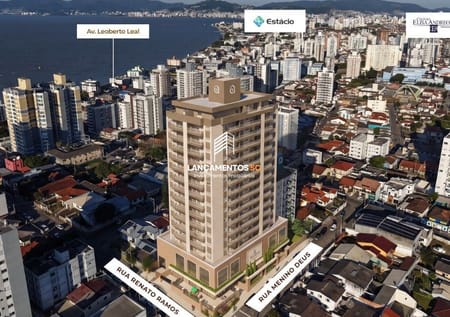 Apartamento no bairro Barreiros em São José - Cód. 2124