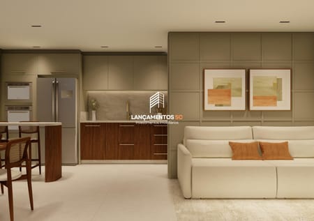 Apartamento no bairro Barreiros em São José - Cód. 2128