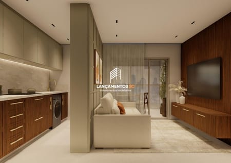 Apartamento no bairro Barreiros em São José - Cód. 2127