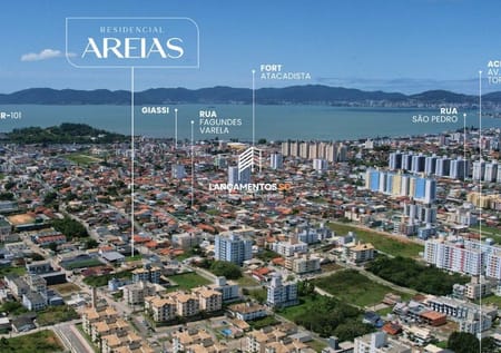 Apartamento no bairro Areias em São José - Cód. 1127