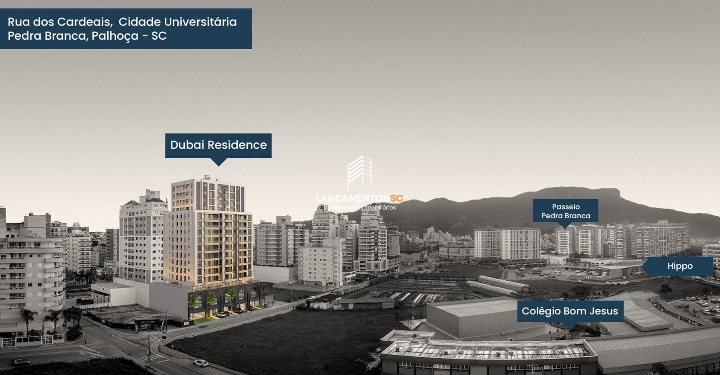 Apartamento no bairro Pedra Branca em Palhoça - Cód. 1073