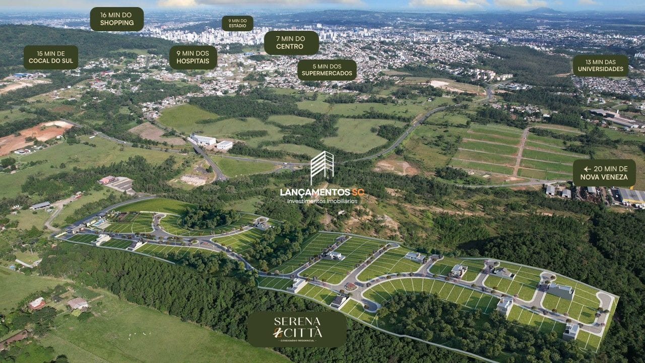 Terreno no bairro Archimedes Naspolini em Criciúma - Cód. 2066