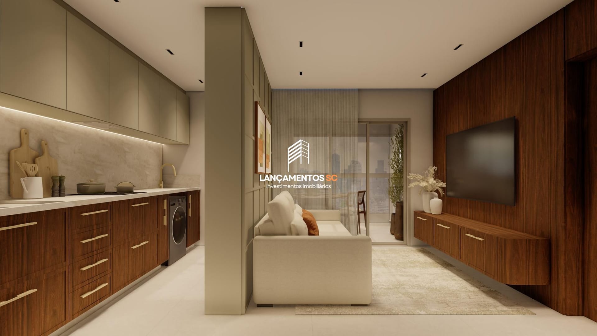 Apartamento no bairro Barreiros em São José - Cód. 2127