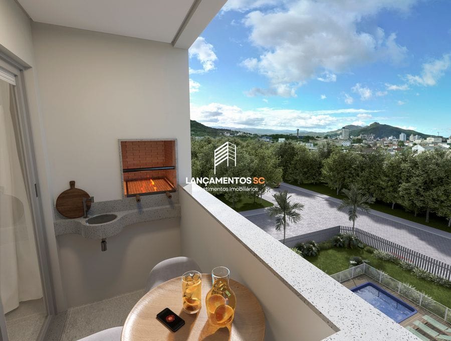 Apartamento no bairro Rio Caveiras em Biguaçu - Cód. 1344