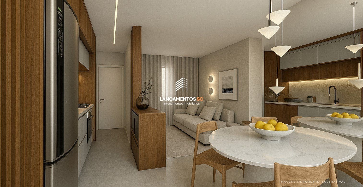 Apartamento no bairro Praia Brava em Florianópolis - Cód. 1621