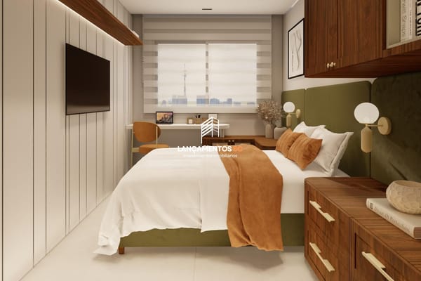 Apartamento no bairro Barreiros em São José - Cód. 2127