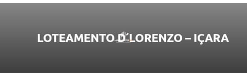 Logotipo do Loteamento D`Lorenzo