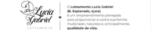 Logotipo do Loteamento Lúcia Gabriel